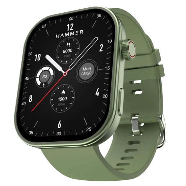 Hammer Tussle 2.01" Full HD Display Bluetooth Calling Smartwatch