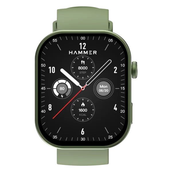 Hammer Tussle 2.01" Full HD Display Bluetooth Calling Smartwatch - Image 4