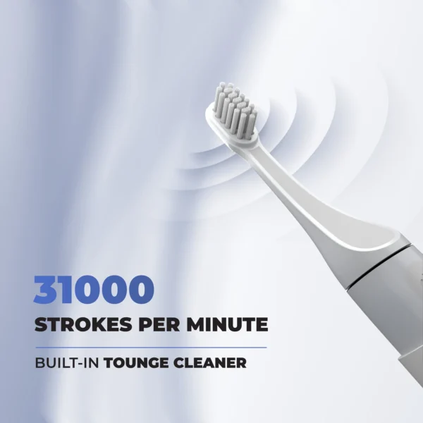 Hammer Ultra Flow 2.0 Premium Electric Toothbrush with 2 Replaceable Heads - Image 3