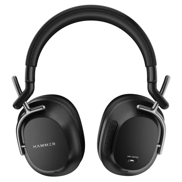 Hammer Bash Pro Wireless Headphones with 32db Hybrid ANC & Quad Mics - Image 2