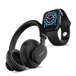 Hammer Bash Max Bluetooth Headphones & Ace 2.0 Smartwatch (Combo)