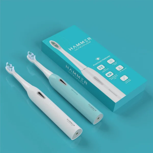 Hammer Ultra Flow Electric Toothbrush, 31000 Strokes per Minute - Image 4