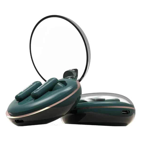 Hammer Airflow Plus TWS Earbuds with Bluetooth 5.1 and Smart Touch Control (Emerald Green) - Image 2
