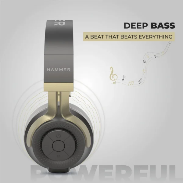 Hammer Bash 2.0 Wireless Bluetooth Headphone with Deep Bass - Image 7