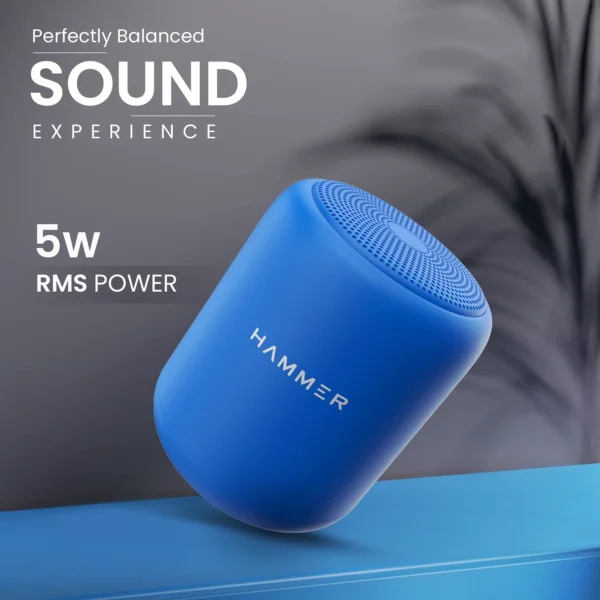Hammer Smash Bluetooth Speaker with upto 4H Playtime, 5W RMS Sound & TWS Feature - Image 5