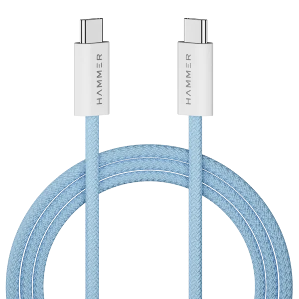 Hammer 65W Type C - Type C Fast Charging Tangle Free Wire