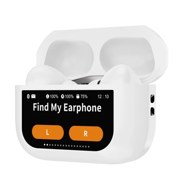Hammer Screen TWS Bluetooth Earbuds with 32 db ANC + ENC and On Case Display - Image 5