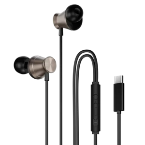 Hammer Nova Universal Type-C Earphones with Metallic Built Earbuds, Powerful Bass & Lightweight