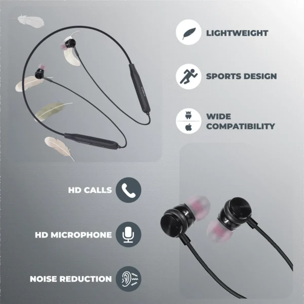 Hammer Sting 3 In-Ear Wireless Bluetooth Neckband - Image 4