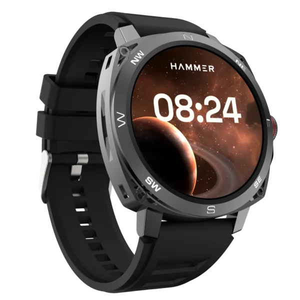Hammer Fit Pro 1.43" Super Amoled Display Bluetooth Calling Smart Watch - Image 3