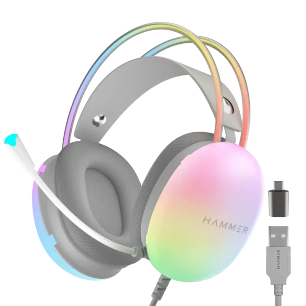 Hammer Blaze Gaming Headphone with 50mm Sound Drivers & RGB Lights - Image 3
