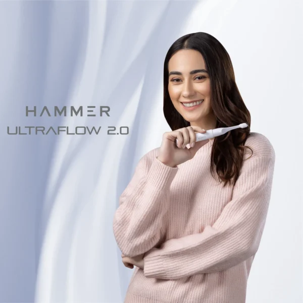 Hammer Ultra Flow 2.0 Premium Electric Toothbrush with 2 Replaceable Heads - Image 4