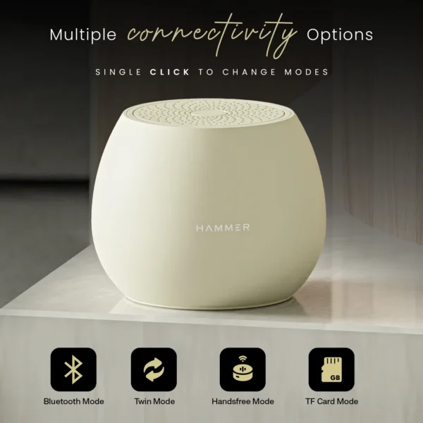 Hammer Drop 5W Bluetooth Wireless Speaker with Twin Pairing - Image 5