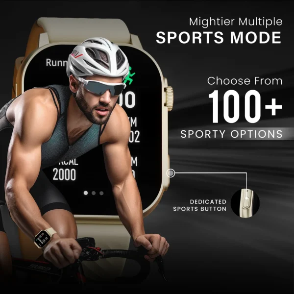 Hammer Arctic 2.04" Super Amoled Display Bluetooth Calling Smartwatch - Image 8